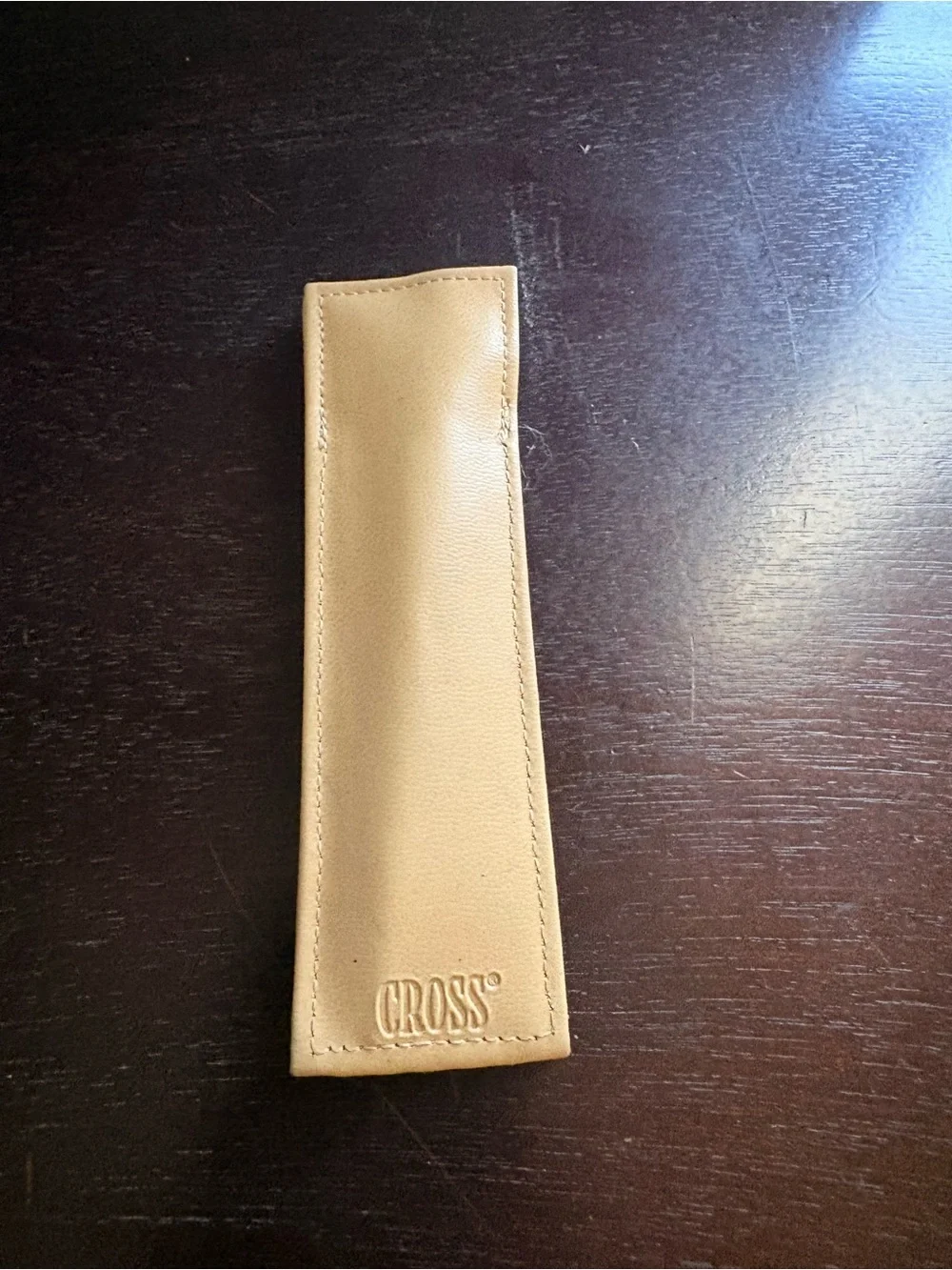 Vintage Cross mechanical pencil leather case suede